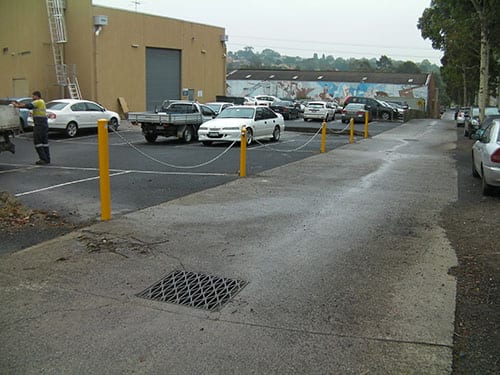 Parking Bollards and Chains